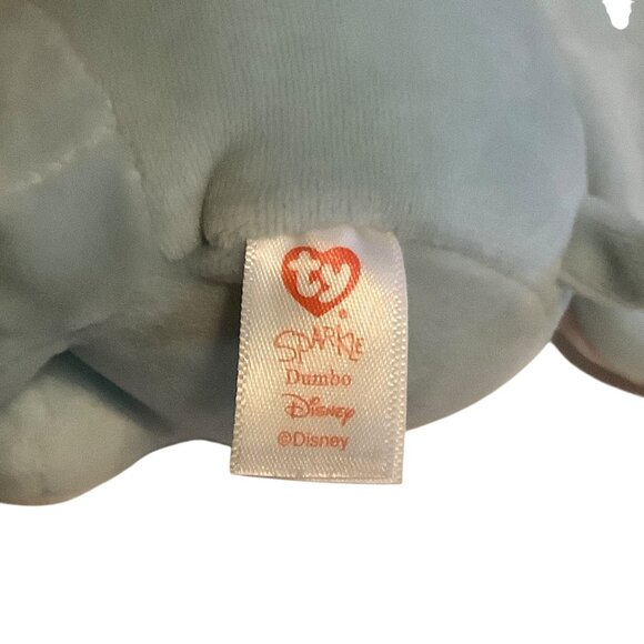 Ty Disney Dumbo Elephant Plush 6.5” Sparkle Eyes Stuffed Animal Toy - Picture 4 of 6
